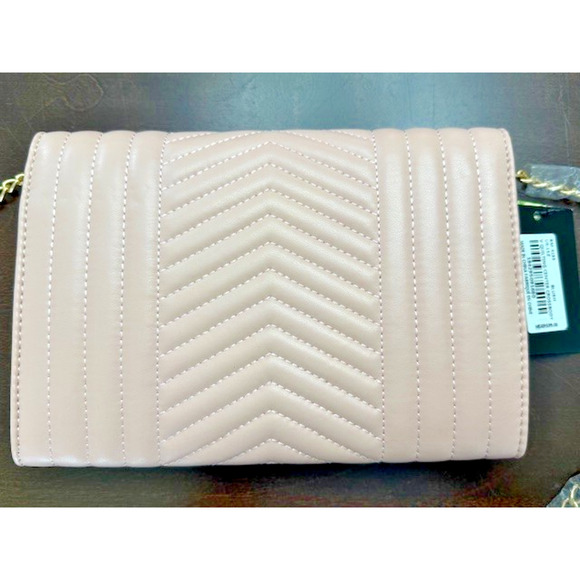 Studio BADGLEY MISCHKA QUILTED CONVERTIBLE CROSSBODY BAG BLUSH PINK Gold NWT $99 - Picture 9 of 9